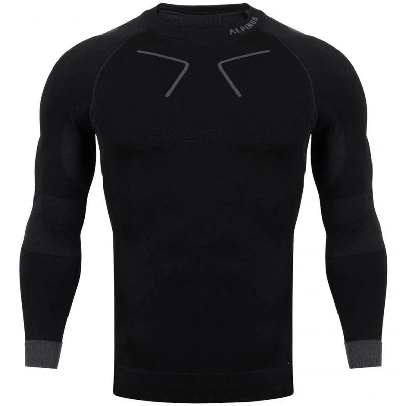 Alpinus Tactical Base Layer black-grey M GT43219 - Pánské oblečení Muži trička