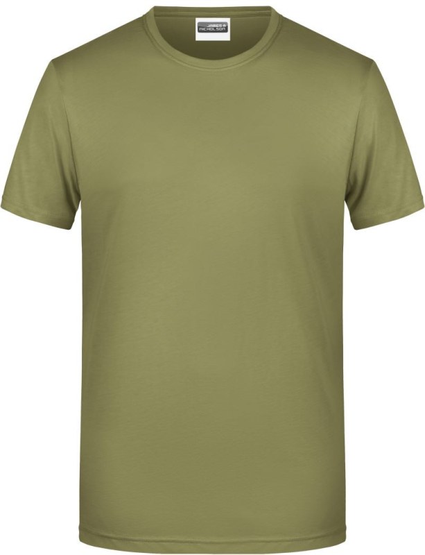 Daiber 8008 Pánské tričko z bio bavlny 02.8008 khaki