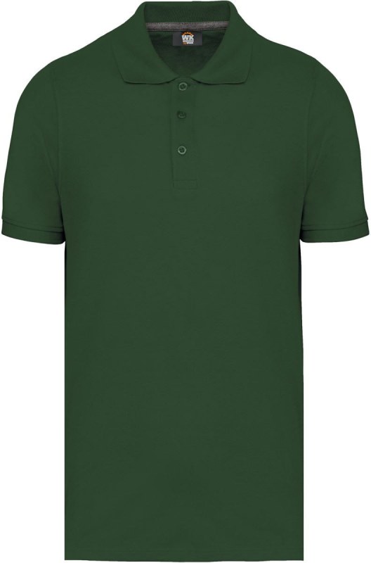 WK WK 274 Pánské pracovní piqué polo z&nbsp;těžké bavlny 20.W274 forest green - Pánské oblečení Muži trička