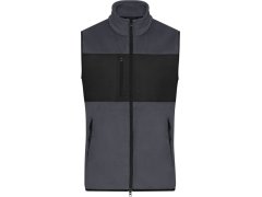 Daiber JN 1310 Pánská fleecová vesta 02.1310 carbon/black