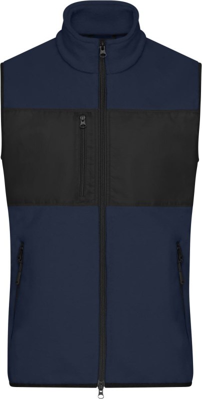 Daiber JN 1310 Pánská fleecová vesta 02.1310 navy/black