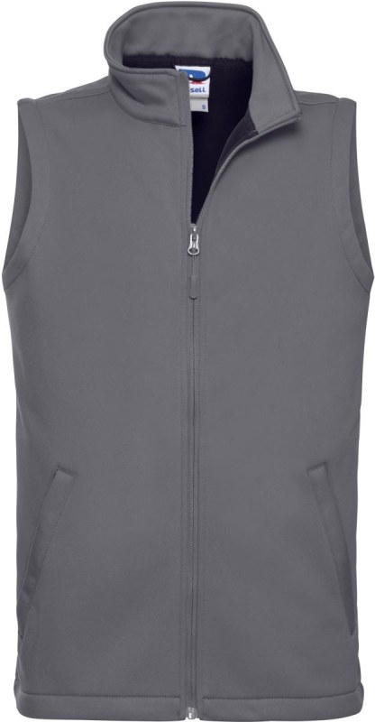 Russell Athletic 041M Pánská 2-vrstvá smart softshellová vesta 10.041M convoy grey