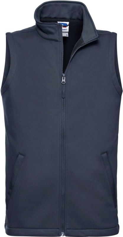 Russell Athletic 041M Pánská 2-vrstvá smart softshellová vesta 10.041M french navy - Pánské oblečení Muži vesty