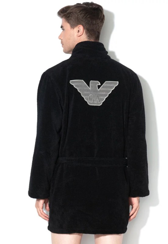 Pánský župan 111883 9A591 00135 tmavěmodrá - Emporio Armani - Pánské oblečení Muži župany