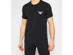 Pánské triko krátký rukáv - 110853 2R525 00020 - černé - Emporio Armani 1