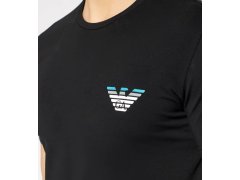 Pánské triko krátký rukáv - 110853 2R525 00020 - černé - Emporio Armani 2