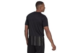 Pánské tričko Striped 21 JSY GN7625 Černá s&nbsp;šedou - Adidas 3
