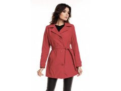 Dámský plášť 63549 červený - Cabba 3