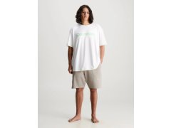Pánské pyžamo NM2471E bílo/béžové - Calvin Klein 5