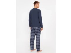 Pánské pyžamové kalhoty 112036 3F576 59136 černá kostka - Emporio Armani 1