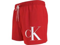 Pánské plavky SHORT DRAWSTRING KM0KM00967 XM9 červvené - Calvin Klein 7