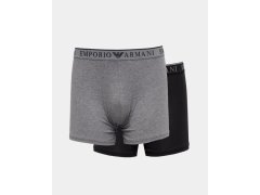 Pánské boxerky 2Pack 111912 4R720 černošedé - Emporio Armani 3