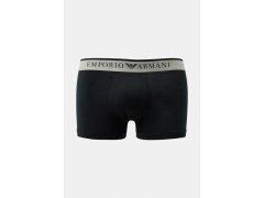 Pánské boxerky 2Pack 111210 4R542 černé/proužek - Emporio Armani 1
