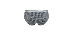 Pánské slipy 3Pack 112132 4R717 tm. modré se zelenou - Emporio Armani 1