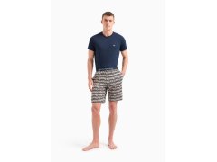 Pánské pyžamo 112101 4R583 18855 hnědé se vzorem - Emporio Armani 1