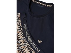 Pánské pyžamo 112101 4R583 18855 hnědé se vzorem - Emporio Armani 2