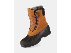 Pánské zateplené kotníkové boty ANTARTIC HIGH WP-M Hnědá camel - Kilpi 3
