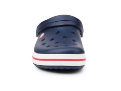 Unisex pánské a dámské nazouváky Crockband 11016-410 Tmavě modrá s červenou - Crocs 2