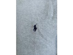 Pánské tričko dlouhým rukávem 714687799003 šedé - Ralph Lauren 2