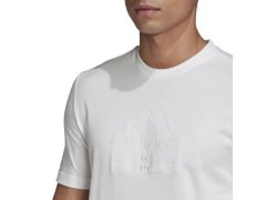 Pánské tričko M BB T GD3844 Bílá vzor - Adidas 2
