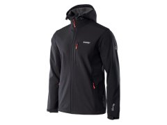 Pánská bunda Caen M 92800282249 Černá s&nbsp;červenou - Hi-Tec 2