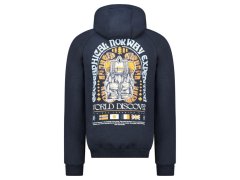 Pánská mikina WZ3016H/GN Šedá melanž s potiskem - Geographical Norway 1