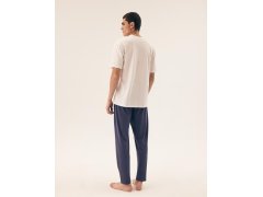 Pánské pyžamové kalhoty 2PACK Mode 43030-59X Tmavě modrá s&nbsp;modrou - Henderson 5