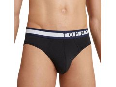 Pánské slipy 3PACK UM0UM01227 Černá s&nbsp;bílou - Tommy Hilfiger 3