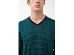 Vamp - Pánská noční košile 21604 zeleno-černá - Vamp 1