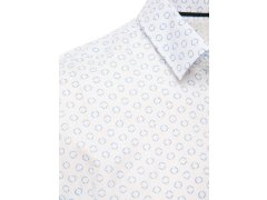Pánská košile DX2438 bílo-modrá - FashionStreet 1