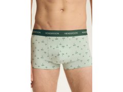Pánské boxerky 2PAK 44521 SS26 zelená/šedá - Henderson 1