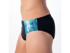 Pánské plavky Danilo M 92800482101 černo-tyrkysové - Aquawave 8