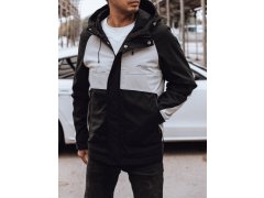 Pánská přechodná bunda TX4916 černo-šedá - FashionStreet 3