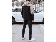 Pánská zimní bunda s kapucí TX4899 černá - FashionStreet 1