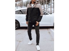 Pánská zimní bunda s kapucí TX4899 černá - FashionStreet 2