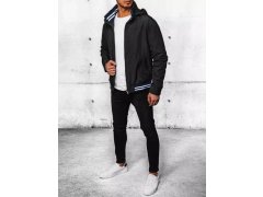 Pánská přechodná bunda s kapucí TX4378 černá - FashionStreet 3