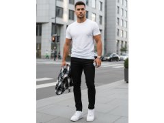 Pánské džíny slim fit UX4482 černé - FashionStreet 4