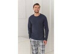 3664 Pánské dlouhé pyžamo DANTE M–2XL 1
