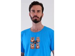 Pánské pyžamo šortky Méďa Happy 4