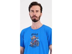 Pánské pyžamo šortky Motorkář 3