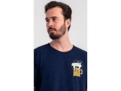 Pánská noční košile s krátkým rukávem Pivo 6
