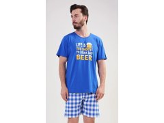 Pánské pyžamo šortky Life is beer 1