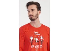 Pánské pyžamo dlouhé Santa 3