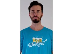 Pánská noční košile s krátkým rukávem Beer weekend 2