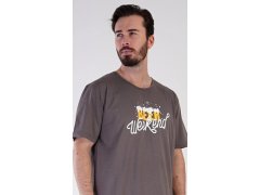 Pánská noční košile s krátkým rukávem Beer weekend 6