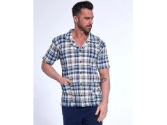 Pyžamo Cornette 318/54 cr/r M-2XL pánské rozepínací 1