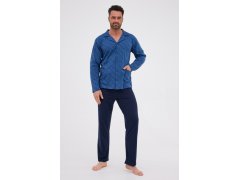 Cornette pyžamo 114/78 dlouhé/r S-2XL pánské rozepínací 1
