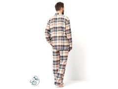 Pánské pyžamo Key MNS 443 B25 délka/r 3XL-4XL na zip 1