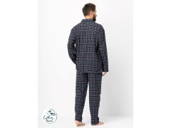 Pánské pyžamo Key MNS 480 B25 délka/r M-2XL na zip 2