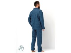 Pánské pyžamo Key MNS 815 B25 délka/r 3XL-4XL na zip 1